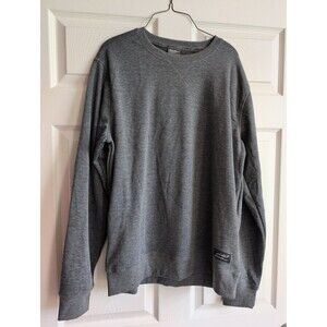 Eddie Bauer Men's Lounge Long Sleeve Soft Fashion Pullover Hoodie Charcoal L